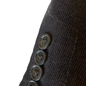 Robert Talbot Carmel Line Dark Navy Corduroy Sports Coat Large